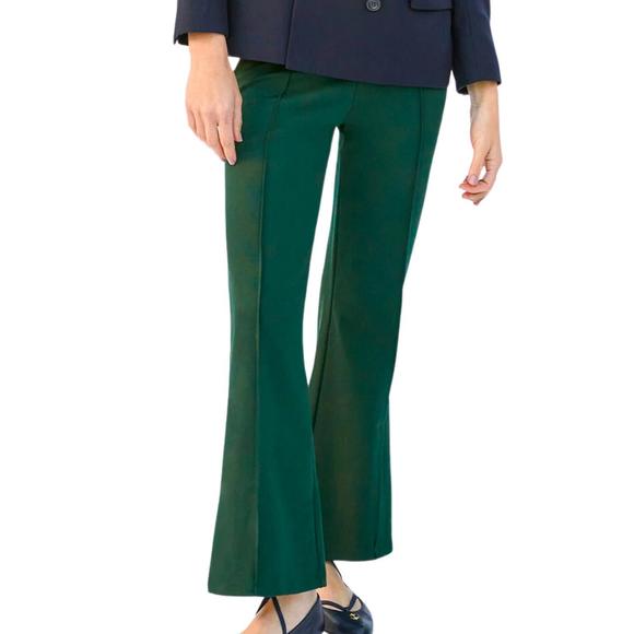 CLARE V. Pants - NEW CLARE V. le flare pant in forest ponte